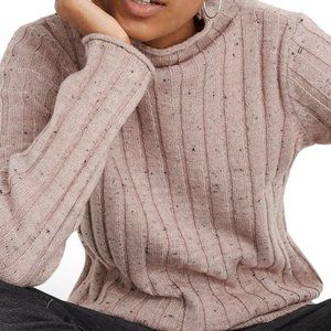 Madewell Donegal Evercrest Coziest Sweater Pink